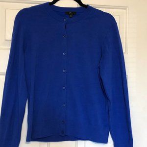 J Crew Jackie Cardigan XL Brilliant Sapphire